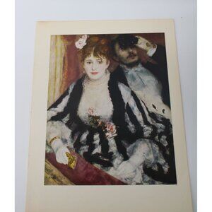 Renoir La The Loge Print Vintage 93746